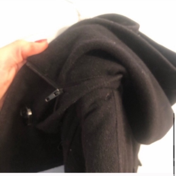 Guess Black Wool Peacoat ✅Offers - Picture 7 of 8